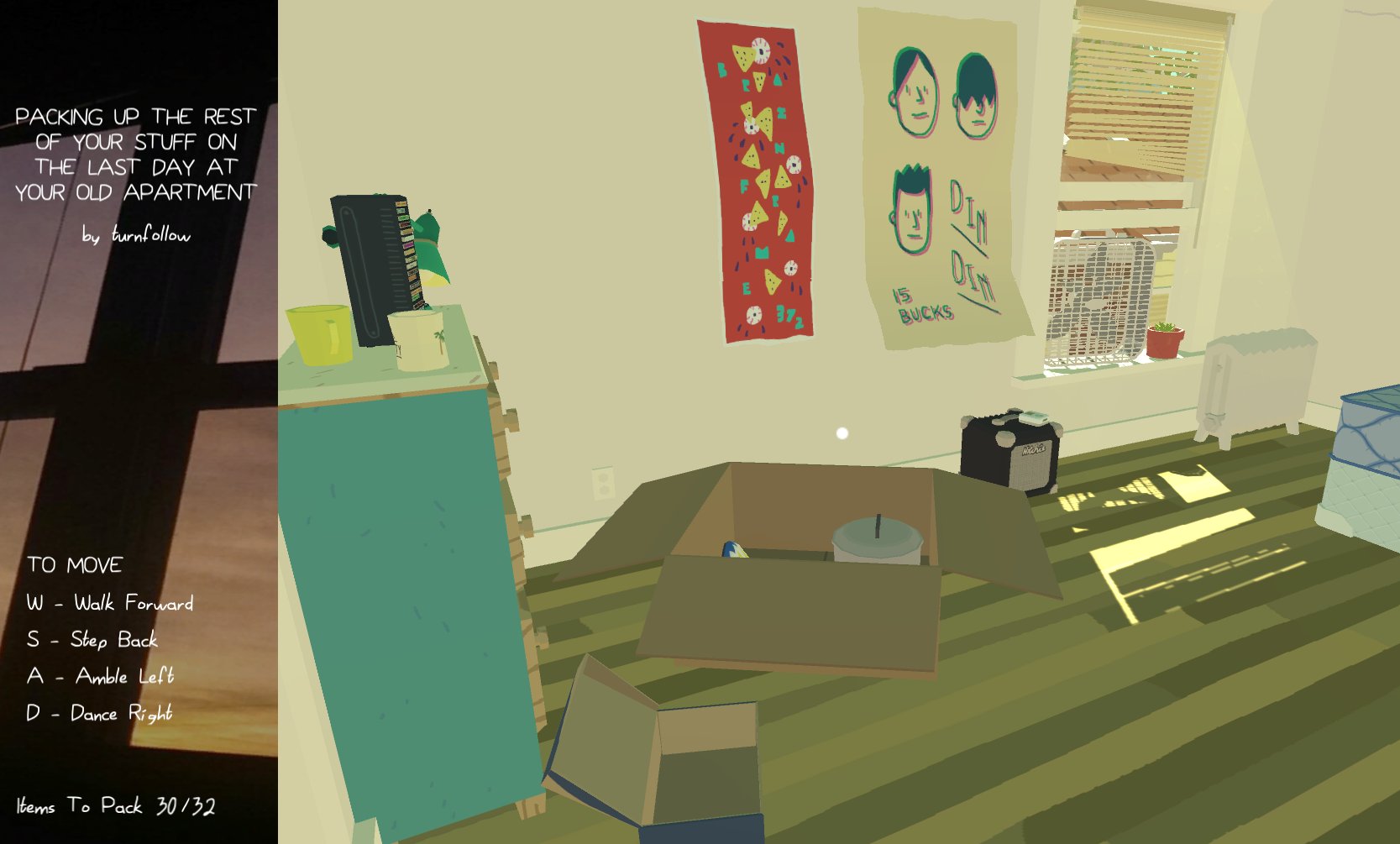 Packing Up the Rest of Your Stuff on the Last Day at Your Old Apartment