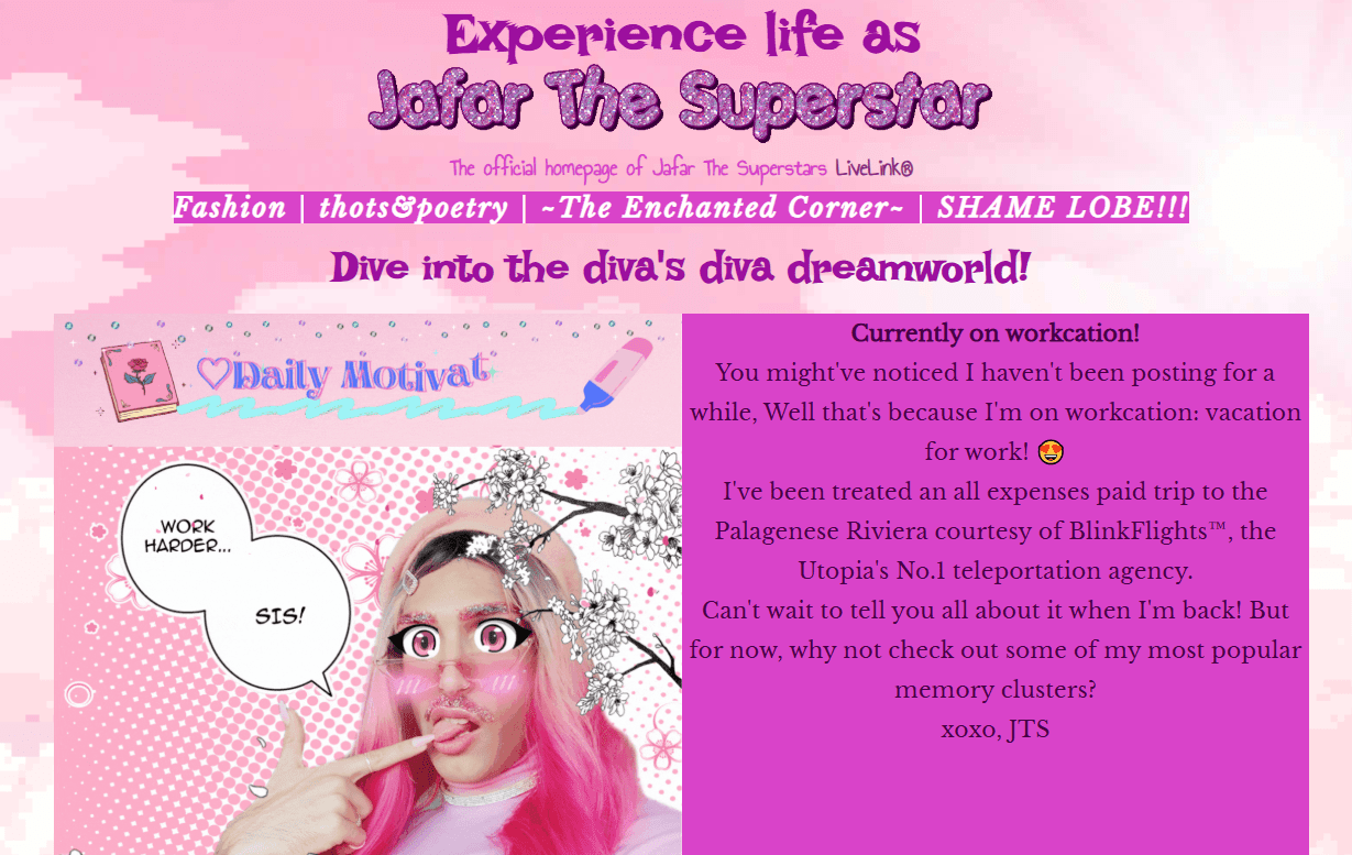 The Psychnetic Disappearance of Jafar the Superstar