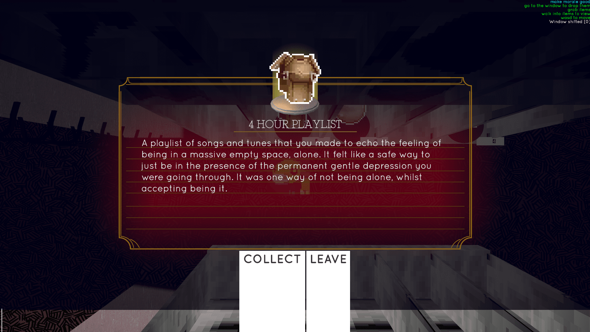 UNTIL MORALE IMPROVES