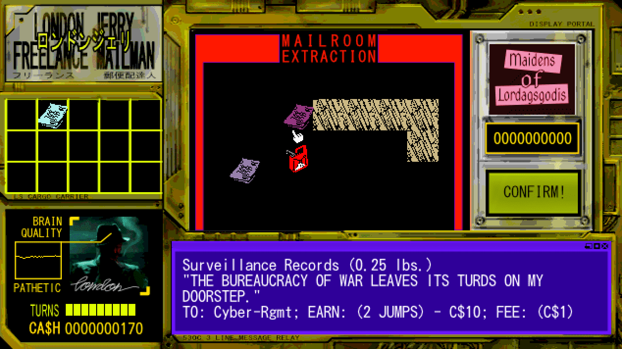 LONDON JERRY: FREELANCE MAILMAN